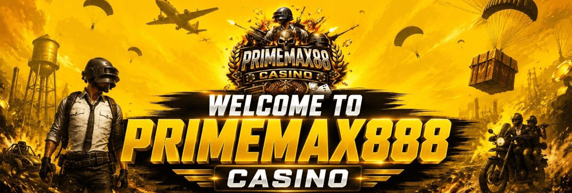 Main hero banner showing Primax888 Casino for Filipino players